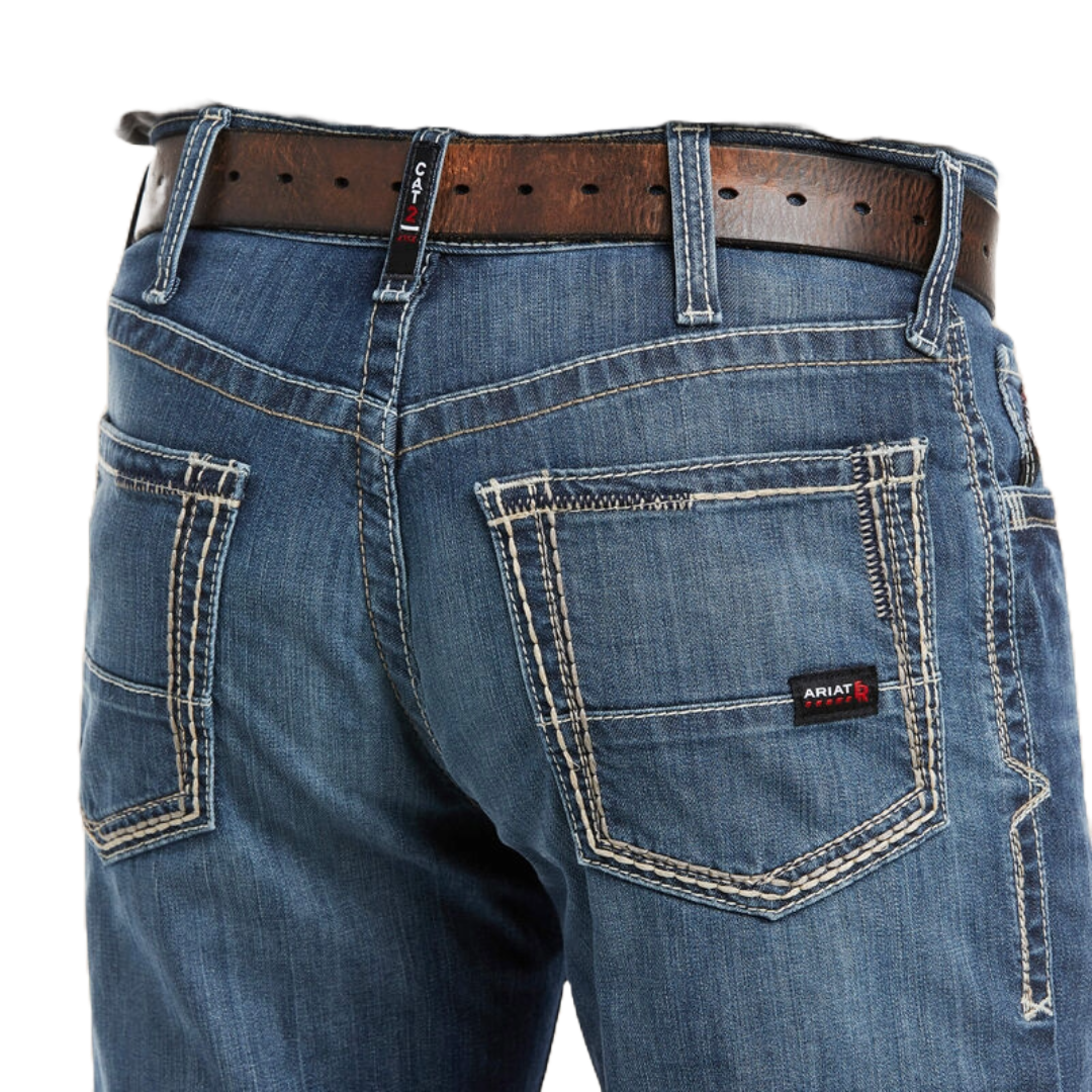 Ariat FR M4 Relaxed Stretch DuraLight Boundary Boot Cut Jean from GME Supply